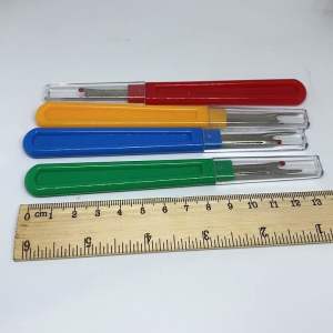 Big | 1pc Seam Ripper Plastic Handle Stitch remover for cross stitch removal tool household Industrial Sewing Tool Hot Sale LasuerteApparel