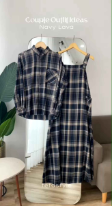 Kemeja Laki Overall Zeyn couple set
