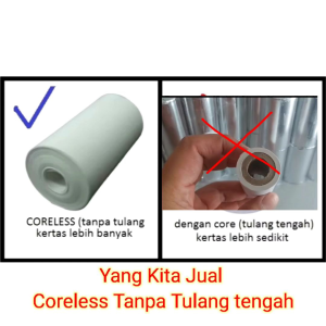 10 Roll kertas thermal EDC 57/58x30mm termurah