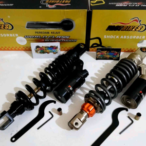 Shockbreaker Shock Fastbikes Fb-96 Model Ktc Racing Extreme New Series Single Tabung Atas 310mm 330mm Matic Universal Vario/ Beat/ Scoopy/Genio/ Spacy/ Mio/ Fino/ Xeon/ Aerox125/ X-Ride/ Skywave/ Freego/ Fazio/ Filano Dll