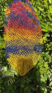 ถุงตาข่าย ถุงถัก ถุงปากรูด เขือกไนรอน (คละสี)