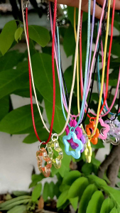 P3 สร้อยคอ Y2k เสริมความสุข นอนจี๊ดาวสีเจลลี่ สร้อยคอน่ารัก สร้อยคอดาว สร้อยคอจี๊ดาว เครื่องประดับ มุม มะนาว ประสบการณ์ 100 ซ้ำ