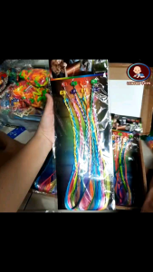 12 Pcs Tali Rambut Kepang Lembaran / Jepit Rambut Kepangan Warna Warni