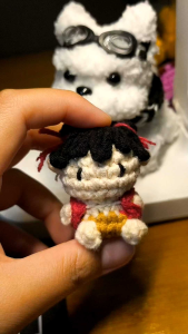 Nezha & Ao Bing gummy crochet doll哪吒熬丙软糖钩织小玩偶