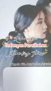 (50PCS) Undangan Pernikahan Boarding Pass
