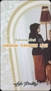 (50PCS) Undangan Pernikahan Lipat B