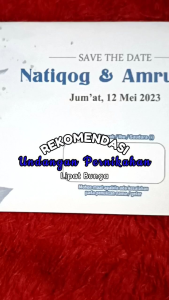 Undangan Pernikahan Lipat Bunga