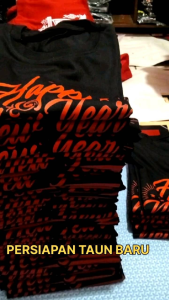 KAOS TAHUN BARU 2025/ACARA TAUN BARU/KAOS BAKAR BAKAR