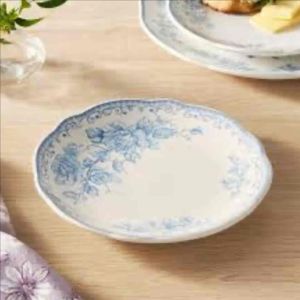 The Pioneer Woman Stoneware 8-inch Salad Plate Agatha Blue