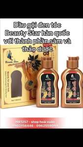 [HCM]Bộ 2 chai dầu gội đen tóc Beauty Star Hàn Quốc nhân sâm - HX1257 - Làm đẹp / Chăm sóc cá nhân / Chăm sóc tóc / Thuốc nhuộm tóc