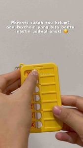 Gantungan Kunci Memo Board: Pengingat Jadwal Portable & Check List Daily Planner