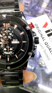 Promo Harga Jam Tangan Stainless Tahan air 30 m fitur Tanggal dan hari aktif variasi chrono