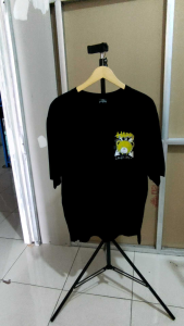 Kaos Oversized T-shirt H4ppy Gambar Depan Belakang