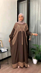Kaftan Motif Noora Rayon Tebal Jumbo Ld 180 cm