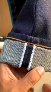 celana jeans pria denim selvedge accent redline - celana denim panjang selvedge salvadge 15Oz