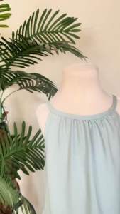 Hailey Kids Dress Sleeveless Soft Linen Fabric Casual Wear