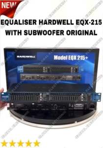 Equaliser DBX EQX 215+ / EQX 215+ / EQX 215 Original plus dengan output subwoofer XLR dan input/output TRS
