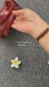 ZIVAZIA - COPPEN BOWLING BAG SHOULDER BAG TAS KULIT TAS KOREAN STYLE TAS WANITA TAS VINTAGE LUXURY