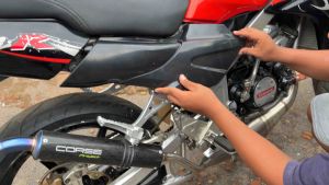 Cover Tengki dan Box Aki Ninja R SS Bahan Mentah Belum Cat