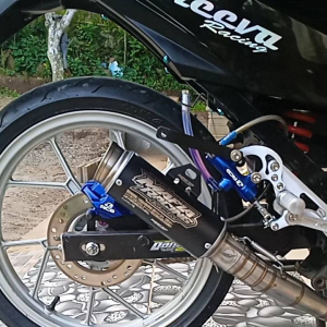 TERLARIS dan terviral slincer knalpot mafia racing black predator couting bahan berkwalitas