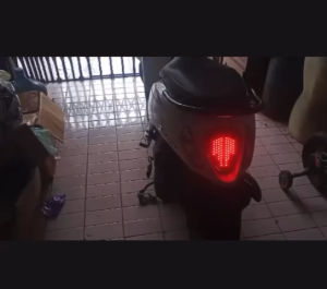 Lampu rem belakang stoplamp running scoopy FI 2014 2015 2016 8 mode kedip otomatis