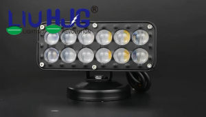 Lampu tembak Laser 12 Mata LiuHJG PLUS Senja Devil Merah biru Jauh Dekat Putih kuning