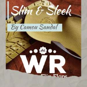 ANTI SLIP MEN Camou Sandal Flipflops *WR* (Anti Slip-Weatherproof-Ecofriendly)