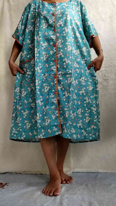 Daster Super Jumbo LD 134Cm Katun Halus Full Kancing Hidup Pretty Girl