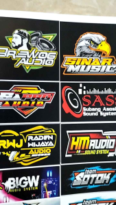 STIKER SOUND | STIKER AUDIO | STIKER SOUNDSYSTEM | STIKER PACK | STIKER 1 LEMBAR | STIKER CROMO