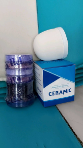 Sứ lọc nước việt nam và than 5 tầng lọc dùng cho bình lọc nhỏ