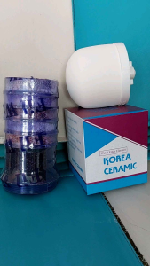 Sứ lọc nước korea và than 6 tầng dùng cho bình lọc lớn 20 và 23 lít