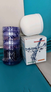 Sứ lọc nước vỏ trắng tốt và than 6 tầng cho bình lọc lớn 20 và 23 lít