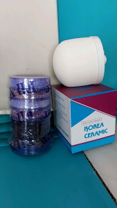 Sứ tím lọc nước và than 5 tầng lọc dùng cho bình lọc nhựa