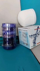 sứ lọc nước vỏ trắng và than 5 tầng dùng cho bình lọc nhựa