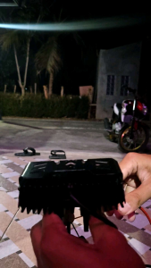 Lampu LED Tembak Laser 3 Mata Super Terang