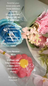 Imported Chocolates With Flowers Gift Set