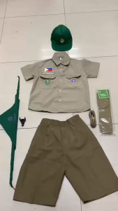 BSP Boy Scout Polo 7-in-1 Set Type A with Cap Polo Scarf Carabao Belt Sport Socks. Scouting & School Uniforms