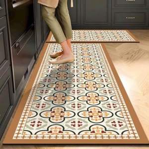 Thảm trải sàn nhà bếp 50 x 1m3 chống trơn trượt giữ vệ sinh tạo cảm giác êm ái khi đứng nấu ăn an toàn với gia đình