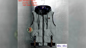ROMPI VEST MOTOR PARASUT ANTI ANGIN HOODIE KOREAN STYLE TERBARU KEREN