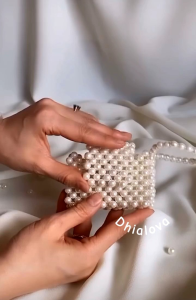 Dompet Manik Mini | Dompet Kartu Manik | Beaded Card Holder | Dompet Mote Mini by dhialova