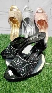 Sendal Heels Wanita Pesta KP-08 Size 37-42 Hak (5cm)COD Sandal Lebaran sandal kondangan Sandal pengantin