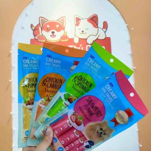 Súp thưởng cho Chó SmartHeart Creamy từ Thịt Gà và Cà rốt bí đỏ