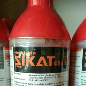 HERBISIDA SIKAT KABIR 486 SL KEMASAN 1 L / PESTISIDA RACUN RUMPUT / HERBISIDA SISTEMIK PURNA TUMBUH
