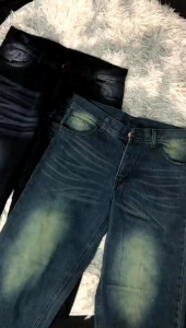 Celana Skena Gombrong Hitam Wisker Spray