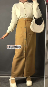 Viona Skirt Rok Panjang Katun: Pilihan Modis untuk Wanita Combat Street