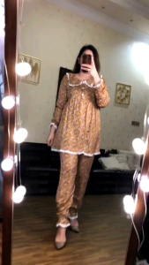 Daster Arab Teby Setcel Vintage by Teby 100% • Oneset Busui Friendly Setelan Celana Outfit OOTD Baju Wanita Terbaru Kekinian Cantik Renda Motif Bunga Elegant Mewah Korean Style Korea Hijab Baju Muslim