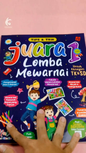 Buku Tips & Trik Juara 1 Lomba Mewarnai Untuk TK & PAUD - Ruang Kata