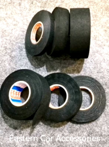 1roll 15m Adhesive Cloth Wire Harness Tape Heat Sound Isolation Wiring Cable Loom Protection