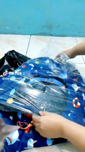 Tenda kucing lipat portable motif rumah kucing tenda free kasur tebal