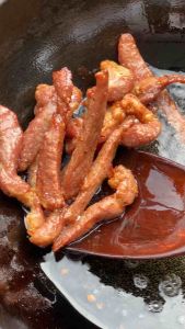 หมูแดดเดียว 3000 กรัม (ไม่ติดมัน) 3 กิโลกรัม รสเด็ด เค็ม อร่อย สะอาด แพ็คอย่างดี ส่งไว แดดเดียวเคี้ยวเพลิน